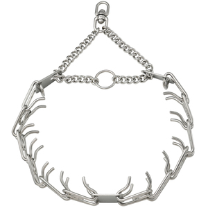 Manufacturer Stainless Steel <strong>Prong</strong> <strong>Dog</strong> <strong>Training</strong> <strong>Collar</strong> 2.5-4.0 Ultra-Plus Steel Pet Pinch Anti Pull <strong>Collar</strong> for <strong>Dogs</strong> Pinch <strong>Collar</strong> - Product Image 1
