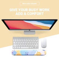 Éponge tapis de souris mignon tapis de bureau mousse à mémoire tapis de souris décor tapis de bureau Gamer bords cousus accessoires antidérapants pour bureau maison