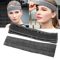 Bandeaux de sport tendance en tissu éponge anti-transpiration pour le basketball, bandeaux de cheveux athlétiques antidérapants pour femmes, bandeaux de sudation pour l'entraînement