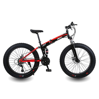 Vélo de montagne pliant en alliage d'aluminium 26 pouces, suspension complète