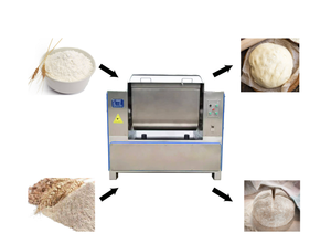 Mélangeur de pâte à Double Action haute capacité Mélangeur de farine rapide et puissant avec moteur pour boulangerie et moulin à farine Équipement de cuisson - Product Image 6