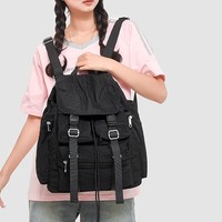 Sac à dos en denim de style nouveau pour les élites du monde des affaires, fonctionnel, sportif, avec fermeture à cordon, grande capacité, respirant, imperméable, coussin d'air