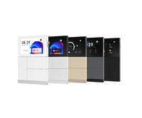 GVS Waltz KNX Système d'automatisation intelligent Smart Home Hôtel Interrupteur mural Intelligent Silver 4 6 8 Panneau à boutons poussoirs