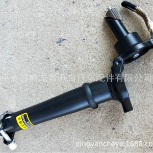 Folding Stem For Bicycles 25.4mm <b>Clamp</b> 31.8mm Steerer Foldable <b>Quick</b> <b>Release</b> Black Metal Handlebar Component - Product Image 4