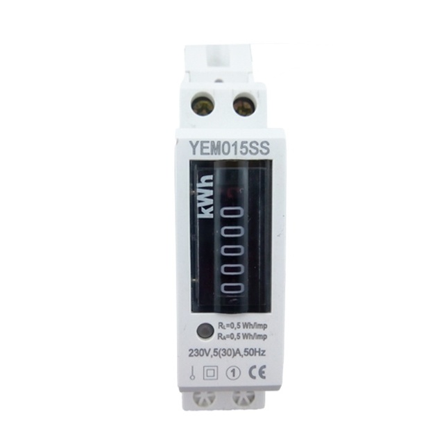 Hot Selling Single Phase Din-rail Register Watt Hour Meter/ Electric Meter/Energy Meter