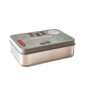 Custom Printing Mini Tins Rectangle Environmental Small Tool Metal Tin Box With Lid