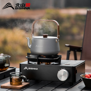 BISINNA Outdoor Kettle Aluminum Alloy 195G Portable Camping <b>Stove</b> Teapot - Product Image 2