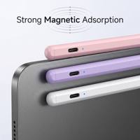 Stylet actif pour iPad avec autonomie de 360 jours, en aluminium monobloc, design élégant et moderne, pour l'apprentissage en ligne, signature numérique, fourniture d'usine OEM P4