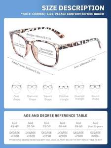 CCVOOブルーライトリーディングメガネ女性/男性スクエア眼鏡クリアPC/ACプラスチックフレームコンピュータアイチータークリアレンズ - Product Image 2