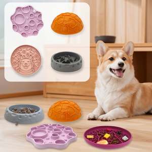 Ventouse forte sans BPA personnalisée sans déversement bol mignon pour animaux de compagnie bol pour chien à alimentation lente - Product Image 4