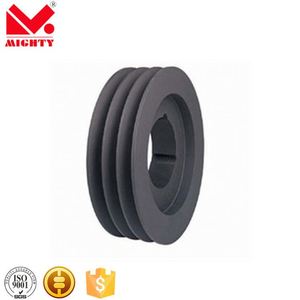 มอเตอร์ไฟฟ้ามาตรฐาน ISO แบบกำหนดเองได้สำหรับเปลี่ยนทดแทน OEM พร้อมบูชล็อคแบบเรียวสำหรับเครื่อง CNC ผลิตจากเหล็กหล่อ รูขนาด 10 มม. พร้อมรอกสายพานวี SPZ - Product Image 2