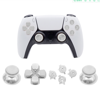 Kit de boutons D-Pad antidérapants en métal pour manettes analogiques PS5, pièces de rechange pour accessoires de manette Playstation 5