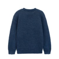 Pull-Over en Mohair pour Hommes, Col Rond, Manches Longues, Couleur Unie, Lettre, Tricoté, Design Personnalisé OEM & ODM, Vente en Gros AiNear