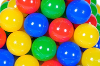 Balles de piscine en plastique élastiques multicolores (7 couleurs) pour sports nautiques, personnalisables avec logo, pour enfants