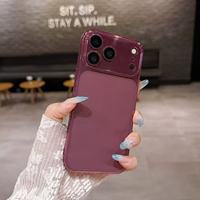 Coque de protection antichute en TPU transparent à grande fenêtre pour iPhone 17, 16, 15 PM – Vente en gros usine BAILI