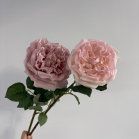 Roses artificielles blanches M308, toucher réaliste, latex de haute qualité, tige unique, roses artificielles pour la décoration de la maison et des mariages