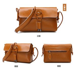Latest Small <b>Square</b> Bag Wholesale Fashion Shoulder Bags Genuine Leather Sling Messenger Bag for Girls - Product Image 5