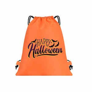 Moda promocional cordón reciclado impermeable poliéster deportes Fitness cordón mochilas - Product Image 1