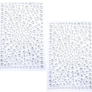 Pegatinas de cejas DIY transfronterizas de gran venta, pegatinas acrílicas para maquillaje de lunares, pegatinas de diamantes para cara de <span class=keywords><strong>ojos</strong></span>, pegatinas decorativas de PVC para - Product Image 4