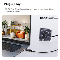 Módulo de cámara industrial OV2710 1080P Full HD con mini lente gran angular de 1,8mm 160 grados unidad libre UVC USB