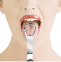 Raspador y Limpiador de Lengua de Acero Inoxidable para Adultos, Reduce el Mal Aliento con la Limpieza del Revestimiento Lingual