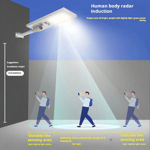 <span class=keywords><strong>Precio</strong></span> más <span class=keywords><strong>bajo</strong></span> Panel solar Poly Powered Solar Street Light IP65 Integrado Sensor de movimiento de alto lumen Iluminación de inundación Carretera al aire libre - Product Image 6