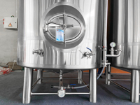 Cuve à bière brillante en acier inoxydable de 1000 L pour brasserie artisanale, brasserie-restaurant, stockage, carbonatation et clarification de la bière