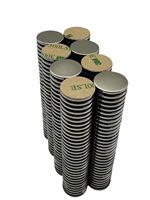 Aimant en néodyme super puissant personnalisé N35 N42 N52 D20x1mm D20x2mm D20x5mm D20x10mm avec adhésif pour boîte