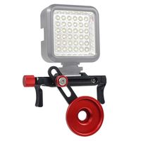 Support universel pour smartphone avec griffe froide, extension supérieure et adaptateur de filtre d'objectif 37 mm/17 mm, support de vlog en aluminium pour téléphone