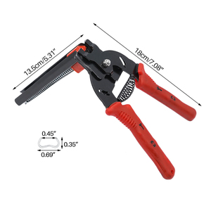 Động vật Gà Lồng lắp ráp kim loại Clip plier Hog Vòng Kìm công cụ ghim chim thỏ lưới lồng plier Clipper dây hàng rào - Product Image 2