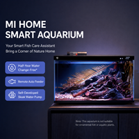 Aquarium intelligent MIJIA MYG100 20L en verre avec filtre 5 étapes, distributeur automatique de nourriture, application WiFi, éclairage LED et vidange en un clic