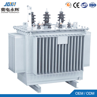 Transformateur immergé dans l'huile triphasé YongHui 3150KVA 35kV/10kV-380V AC/DC, bobines en cuivre/aluminium, pour utilisation en sous-station, haute performance