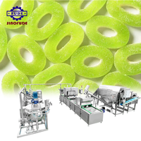 Ligne de production automatisée de bonbons gélifiés PLC pour usine de transformation de bonbons, vente en gros avancée