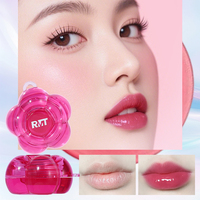 Gloss Teinté Haute Pigmentation pour Lèvres et Joues, Effet Naturel, Waterproof, Haute Qualité, Pot Gelée Éclatante pour Lèvres et Joues