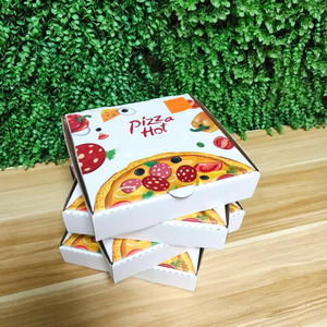 Caixas de Entrega de Pizza em Papelão Corrugado Sustentável com Laminação Fosca e Logotipo Personalizado AT PACK, 10 e 12 Polegadas - Product Image 3
