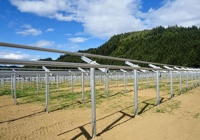Système de montage agrivoltaïque personnalisé, structure de construction d'installation solaire en aluminium, kit 1 MW