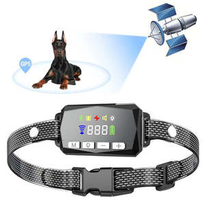 Valla eléctrica inalámbrica para exteriores con <span class=keywords><strong>GPS</strong></span> a precio de fábrica GF01 para perros, <span class=keywords><strong>Collar</strong></span> de entrenamiento de voz, valla invisible para perros con vibración - Product Image 1