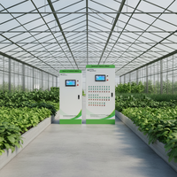 Sistema de Control PLC para Invernadero Inteligente IoT, Control Remoto en la Nube a través de Aplicación, Controlador Climático Automático para Agricultura, Fábrica China, 1 Año de Garantía