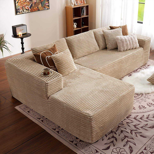 Divano a Tre Posti Comprimibile Runwood, Imballaggio in Scatola, Vendita all'Ingrosso, Set di Mobili Moderni per Soggiorno, Divano Letto Convertibile a Forma di L - Product Image 3