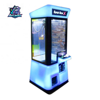 Mini machine à griffes à monnayeur, machine de jeu d'arcade à grue pour la distribution de prix avec pince à poupées pour enfants, vente en gros disponible