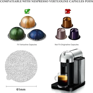 <span class=keywords><strong>Capsule</strong></span> de café réutilisable <span class=keywords><strong>Vertuoline</strong></span> tout type de café avec 1 cuillère à café Personnaliser selon vos besoins - Product Image 3