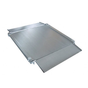Báscula de plataforma impermeable de acero inoxidable Veidt de 0.8*0.8m, 2t, con placa de 4mm y indicador A12E, modelo TCS-DS - Product Image 4
