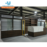 Meubles de magasin d'optique personnalisés, étagères en bois pour lunettes de soleil, présentoirs modernes pour magasin d'optique, vitrine