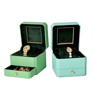 Boîte à bijoux en cuir PU, boîte à bijoux en cuir, étui à bijoux, boîte de rangement - Product Image 1