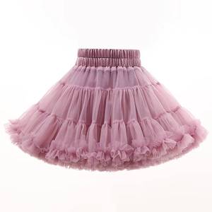 Falda Tutú Arcoíris MS para Niñas, Vestido de Tul Esponjoso de Princesa para Actuaciones de Danza Infantil - Product Image 4