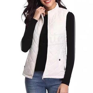 Latest Fashion Autumn Winter <strong>Women</strong> Quilted Vest <strong>Women's</strong> <strong>s</strong> <strong>Waistcoats</strong> Warm Ladies Sleeveless - Product Image 5