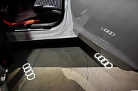 Feux latéraux de garde-boue à LED Audi authentiques, éclairage fantôme, logo 4 anneaux pour A3 A4 A5 A6 Q3 Q5, kit de rétrofit