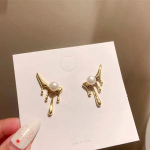 Exquisite S925 <b>Silver</b> DIY Pearl Accessory Trendy 4-6mm Round Bead 21590 for Ear Nail <b>Earrings</b> Empty Holder for Fashion <b>Studs</b> - Product Image 3