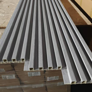 WPC geprofileerde wandpanelen PVC plaat geslaten WPC paneel interieurdecoratie groothandelsprijs PVC binnenwandbekleding - Product Image 3