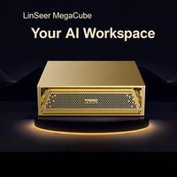 Station de travail de bureau H3C MegaCube AI avec superpuce GB10, 1 PetaFLOPS, 128 Go de mémoire unifiée, serveur IA mini pour inférence locale de LLM